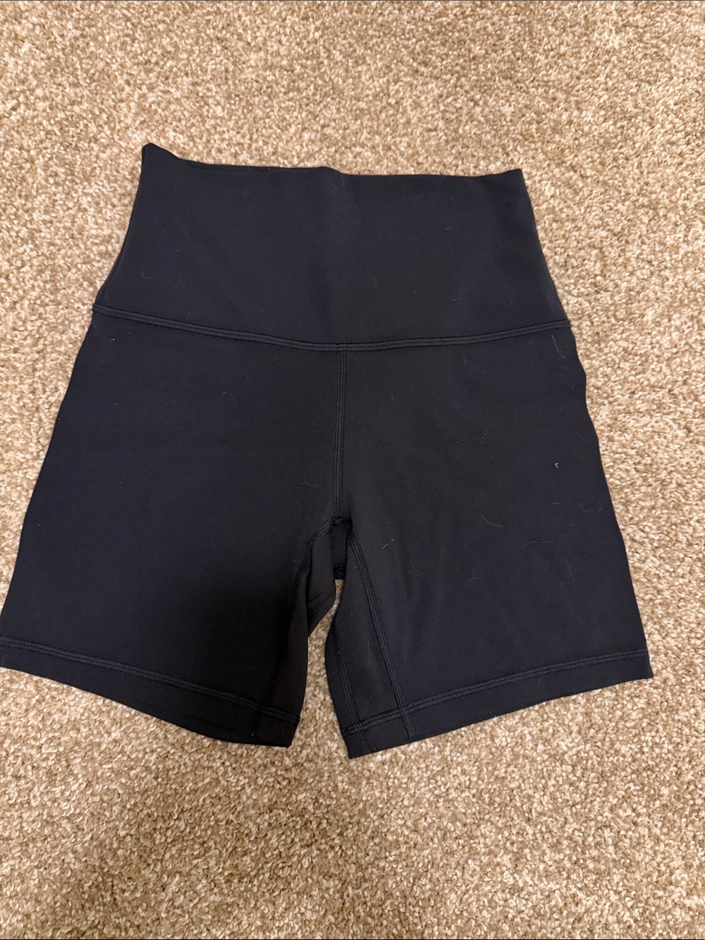 lululemon athletica Black High-Rise Bike Shorts